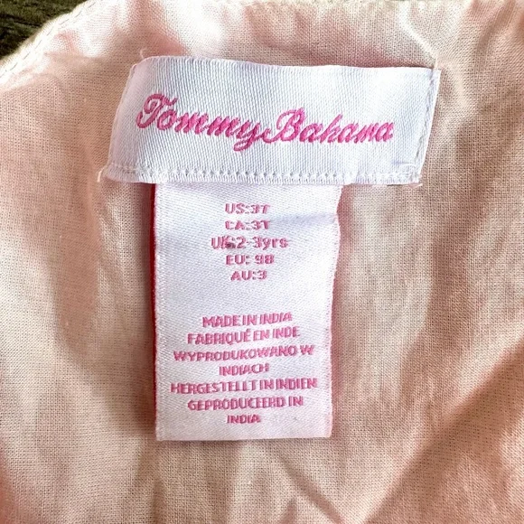 Tommy Bahamas Baby Girl Dress-Size 3T -Pink - Picture 7 of 9